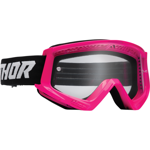 Thor Combat Motocross Goggles Racer Flo Pink Black