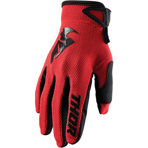 2023 Thor Motocross Glove Sector Red / black