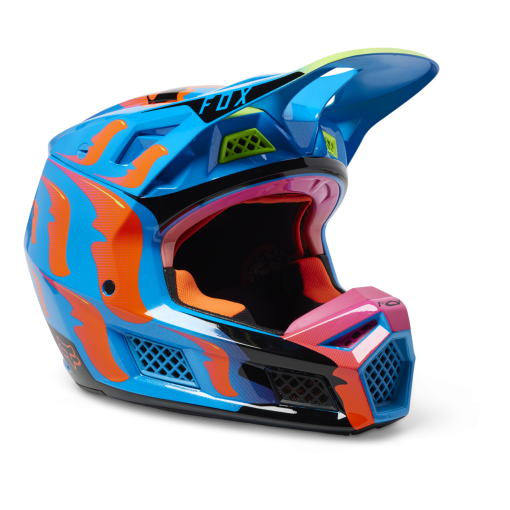 2023 Fox V3 RS EYERIS Motocross Helmet ECE (Multi)