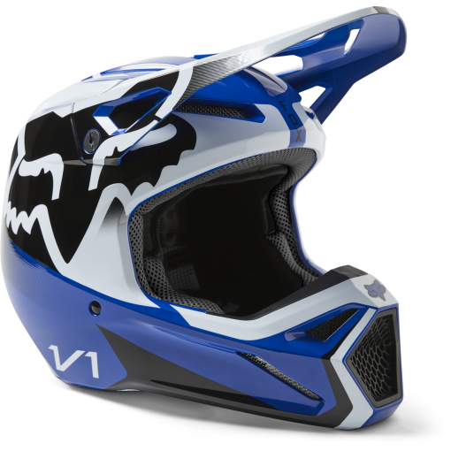 2023 Fox V1 LEED Motocross Helmet DOT ECE (Blue)