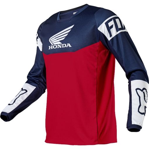 Fox 180 HONDA Motocross Jersey NAVY RED SMALL ONLY