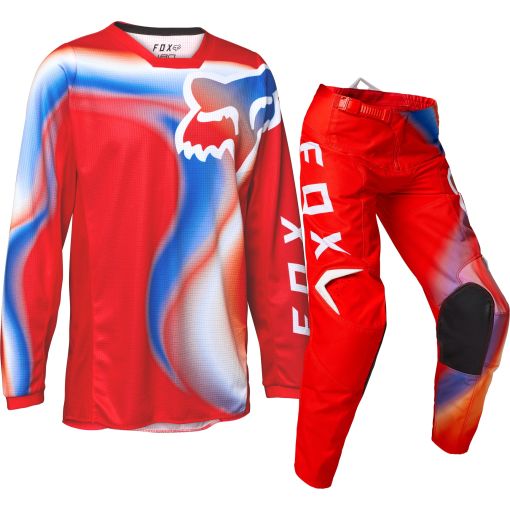 2023 Fox 180 YOUTH Motocross Gear TOXSYK Flo Red