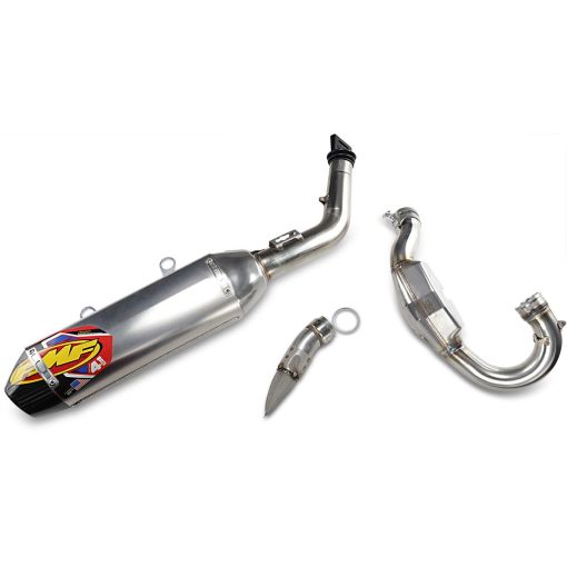 FMF 4.1 RCT Exhaust System  Husqvarna FC250 2019 > Carbon End Stainless Steel 