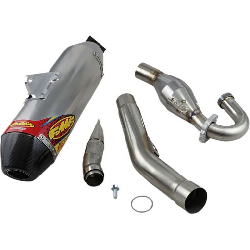 FMF 4.1 RCT Exhaust System Kawasaki KX250F 2017/2020 Aluminum Carbon end Stainless Steel 