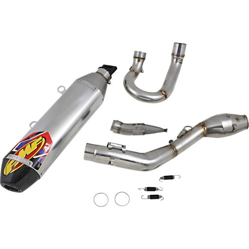 FMF 4.1 RCT Exhaust System Husqvarna FE350 2020/2022 Aluminum Carbon end Stainless Steel 
