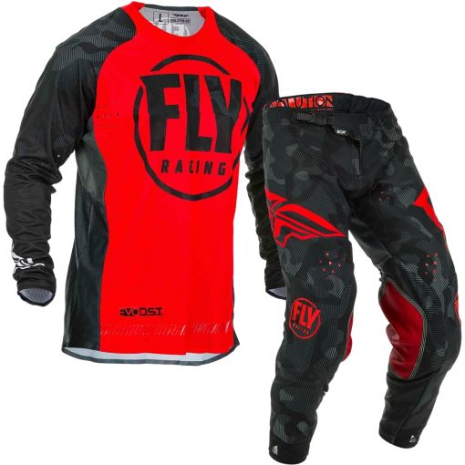 Fly Racing Evolution Motocross Gear Red Black Camo 32 or 34 ONLY 