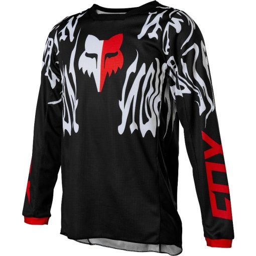 2022 Fox Youth 180 PERIL Motocross Jersey (Black/Red)