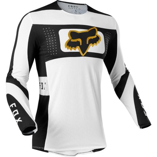 2022 Fox Flexair MIRER Motocross Jersey (White/Black)
