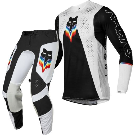 2022 Fox Flexair Motocross Gear RELM BLACK WHITE 34/XL ONLY