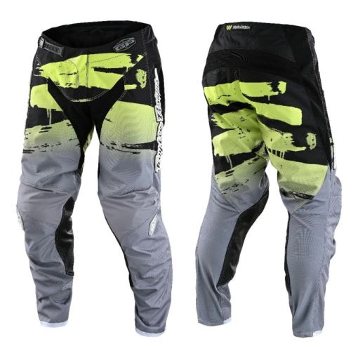 Troy Lee Designs \TLD GP BRUSHED Motocross Pants Black Glo Green 28" ONLY