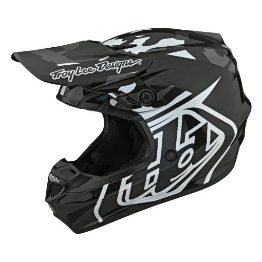 2021 FALL Troy Lee Designs TLD GP TLD Motocross Helmet OVERLOAD CAMO BLACK GREY