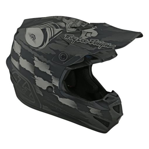 Troy Lee Design TLD SE4 STRIKE MIPS Motocross Helmet GREY SILVER
