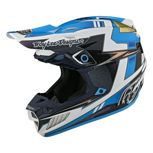 2022 Troy Lee Designs TLD SE5 COMP Motocross Helmet GRAPH BLUE NAVY