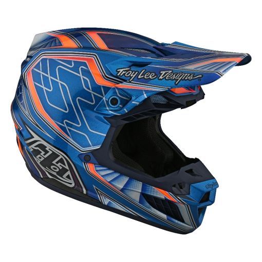 2022 Troy Lee Designs TLD SE5 COMP Motocross Helmet LOWRIDER BLUE