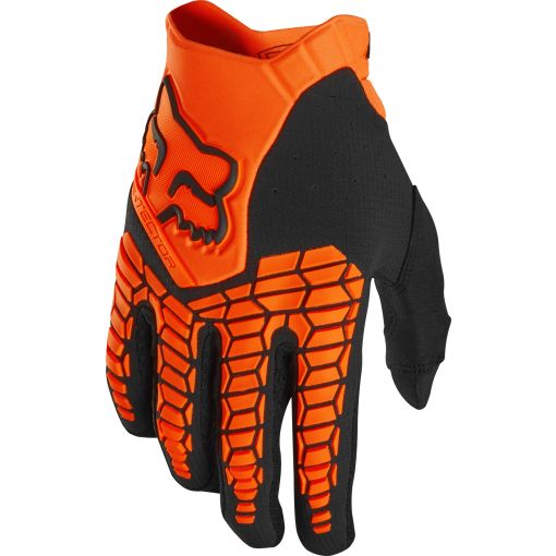 2023 Fox Pawtector Motocross Gloves (Flo Orange)