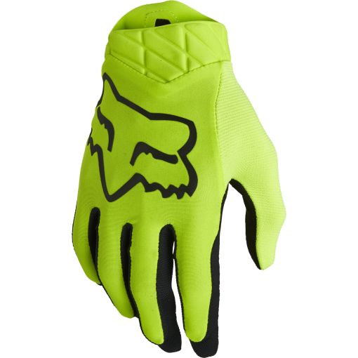 2023 Fox Airline Motocross Gloves (Flo Yellow)