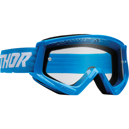 Thor Combat Motocross Goggles Racer Blue White
