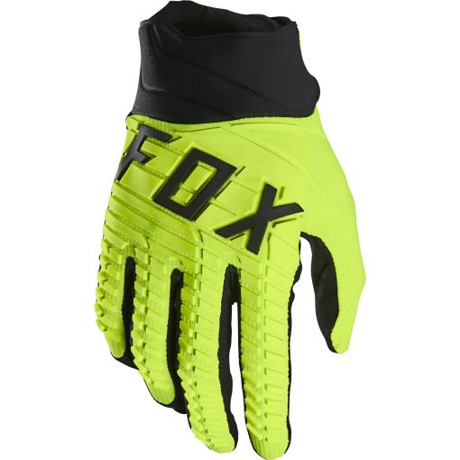 2023 Fox 360 Motocross Gloves (Flo Yellow)