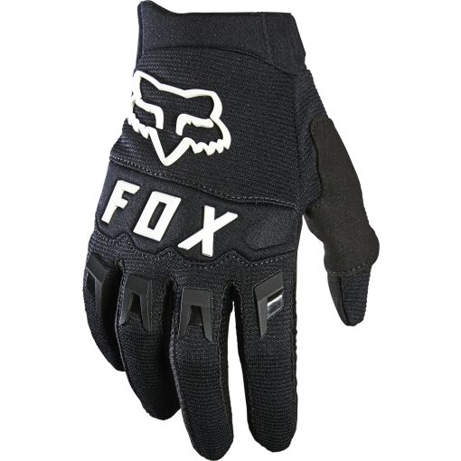 2024 Fox Dirtpaw Motocross Gloves Black (Black/White)