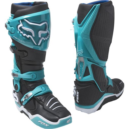 2022// Fox Instinct Motocross Boots (Teal)