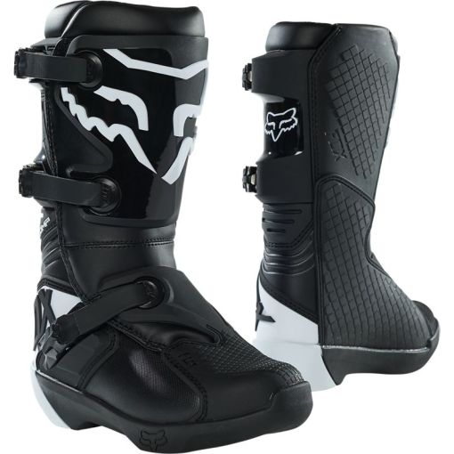 2023 Fox Youth Comp Motocross Boots - Buckle (Black)