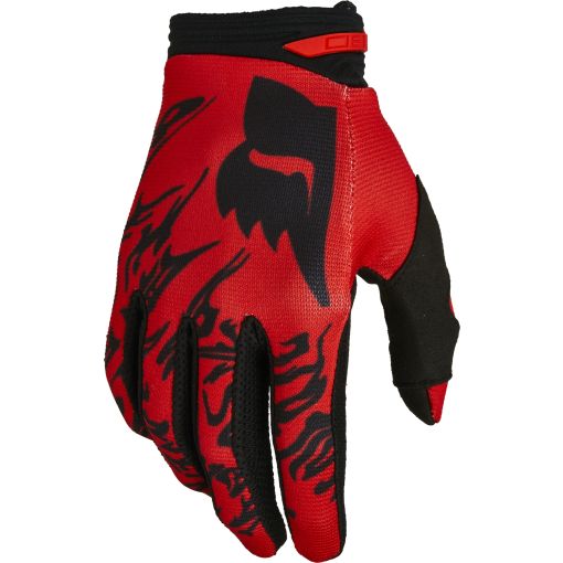 2022 Fox 180 PERIL Motocross Gloves (Flo Red)