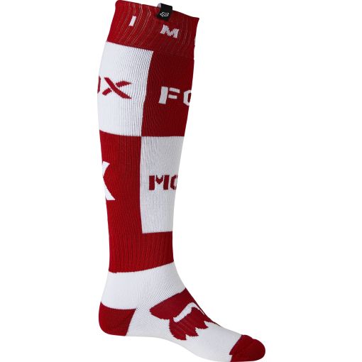 2022 Fox NOBYL FRI Thick Motocross Socks (Flame Red)