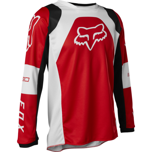 2022 Fox Youth 180 LUX Motocross Jersey (Flo Red)