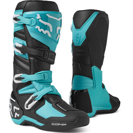2023 Fox Comp Motocross Boots (Teal)