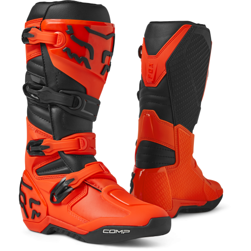 2024  Fox Comp Motocross Boots (Flo Orange)