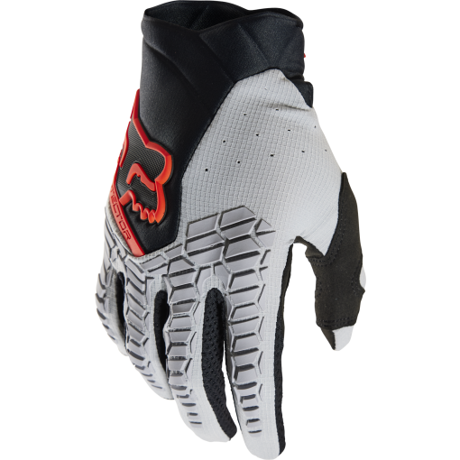 2023 Fox Pawtector CE Motocross Gloves (Black/Grey/Red)
