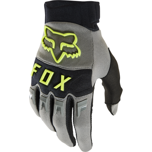 2024 Fox Dirtpaw CE Motocross Gloves (Grey/Yellow)
