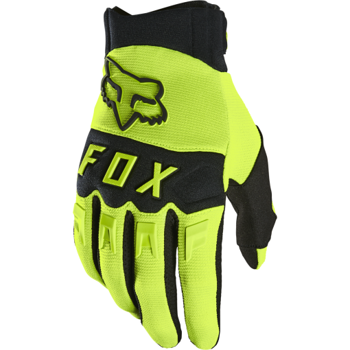 2022 Fox Dirtpaw CE Motocross Gloves (Flo Yellow)