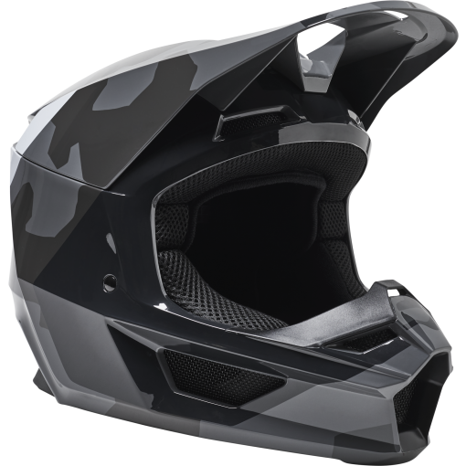 SPRING 2022 Fox V1 BNKR Motocross Helmet ECE (Black Camo)