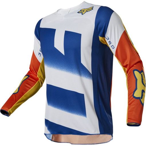 SPRING 2022 Fox 360 RKANE Motocross Jersey (Orange/Blue)