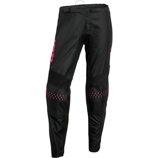 SPRING 22 Thor Motocross Pants Women Sector Minimal Black/Pink