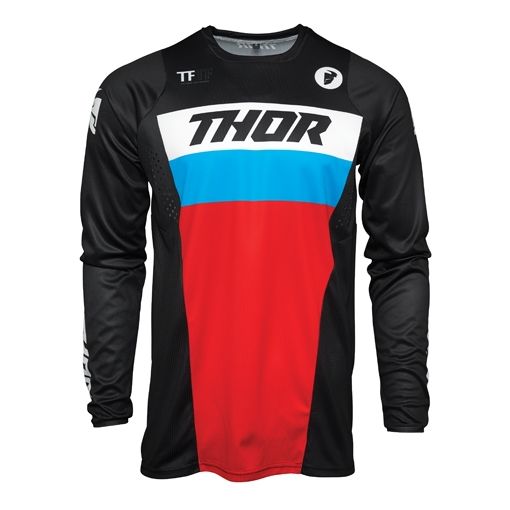 Thor Pulse RACER Kids Youth Motocross Jersey BLACK RED BLUE XL ONLY