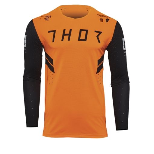 2022 /Thor MX Prime Pro HERO Motocross Jersey BLACK ORANGE 