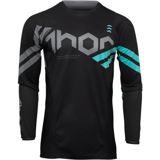 Thor \ Youth Motocross Jersey Pulse CUBE Black Mint