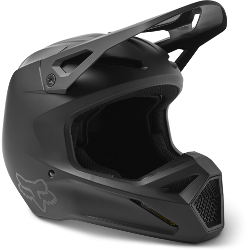 2022 Fox V1 MATTE Motocross Helmet ECE (Matte Black)