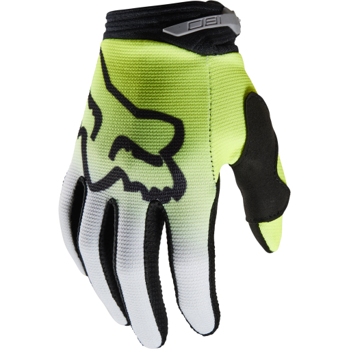 2023 Fox Youth 180 TOXSYK Motocross Gloves (Flo Yellow)