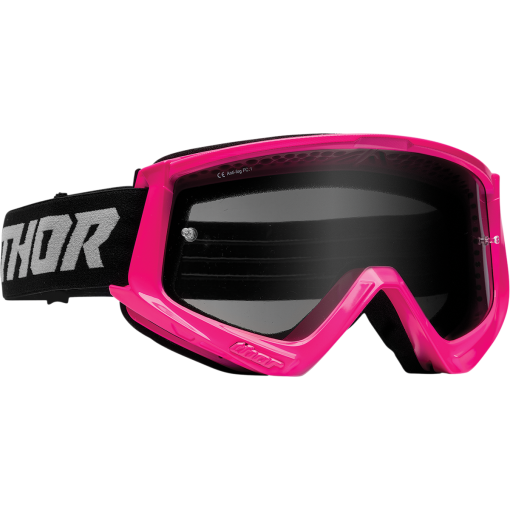 Thor Combat Sand Motocross Goggles Racer Flo Pink Grey