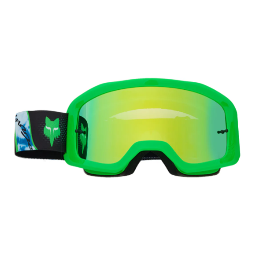 2024/Fox Main Atlas Motocross Goggles  Spark (Black/Green) FREE ARMOR VISION smart film