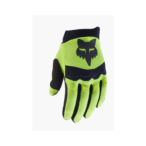 2024 Fox Youth Dirtpaw Motocross Gloves (Flo Yellow)