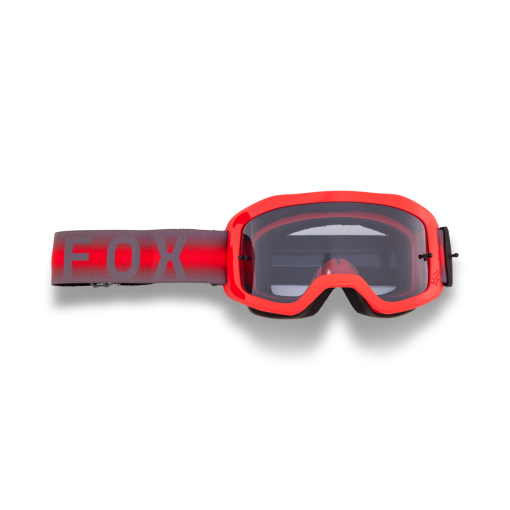 2024 Spring Fox Main Interfere Motocross Goggles Flo Red Smoke Lens