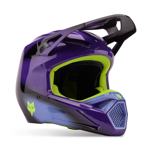 2024 Spring Fox V1 Interfere Motocross Helmet Black Blue