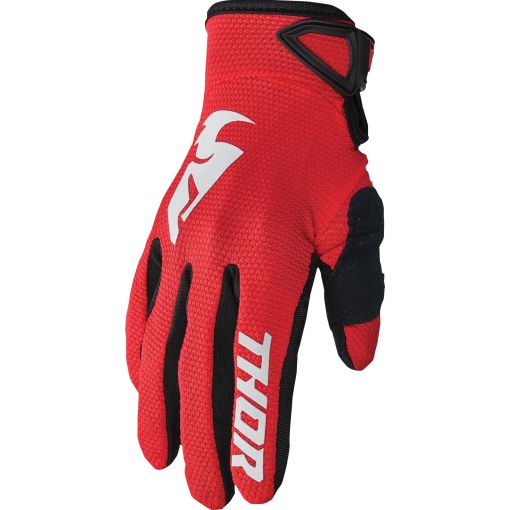 2023 Thor Youth Motocross Glove Sector Red/White