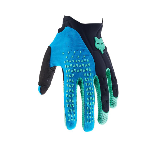 2024 Fox Pawtector Motocross Gloves (Black/Blue)