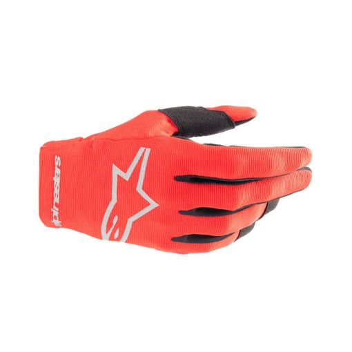 2024 Alpinestars RADAR Kids Youth Motocross Gloves MARS RED SILVER