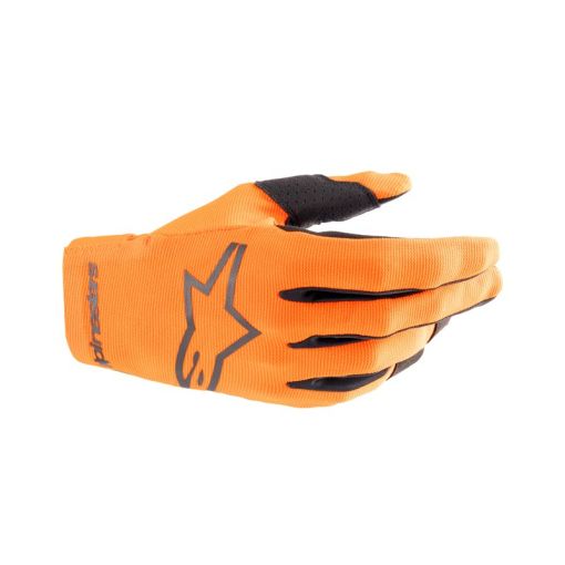 2024 Alpinestars RADAR Motocross Gloves HOT ORANGE BLACK 